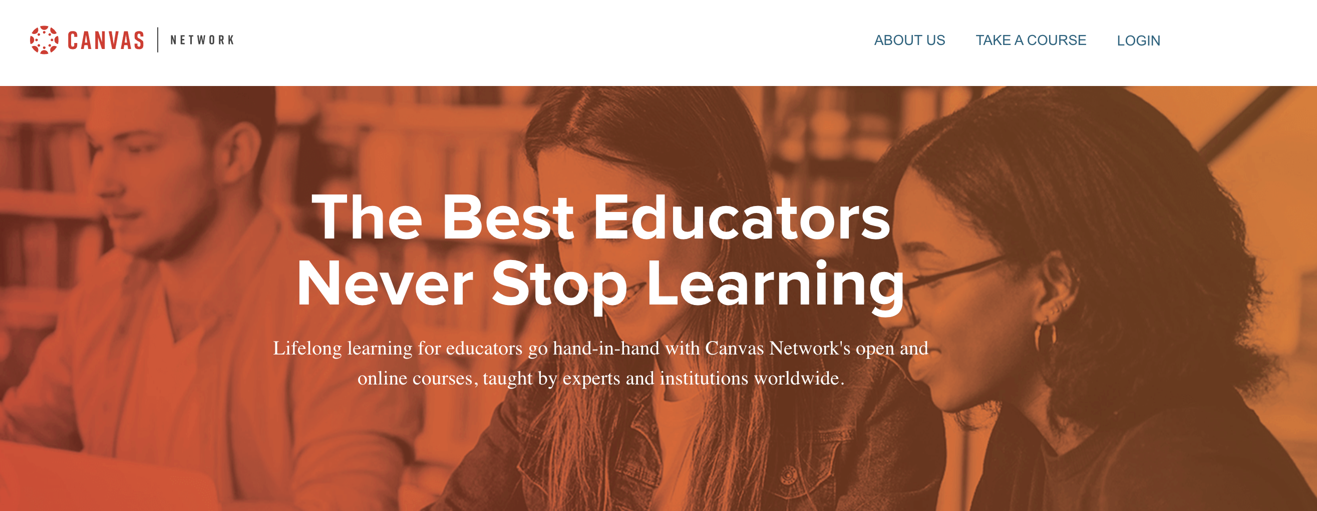 a screenshot of the homepage of canvas, a knowledge management tool
